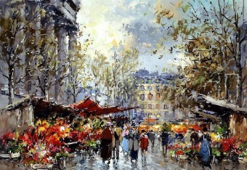 yxj054fD impressionism scenes Parisian Oil Paintings